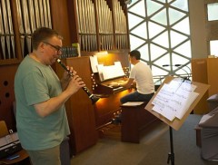 <i>DIABOLO Wochenzeitung:</i><br />Bombarde und Orgel <br />Neues Duo in der Thomas-Kirche