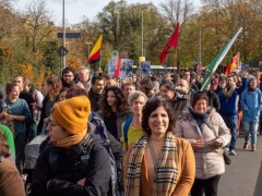 Oldenburg, 26.10.2019: Protest gegen den türkischen Militärangriff